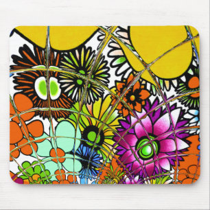 Alfombrilla De Ratón Último arte de diseño de patrones florales asombro