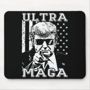 Alfombrilla De Ratón Ultra MAGA Divertido Anti Biden Bandera Estadounid