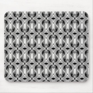 Alfombrilla De Ratón Ultramod Art Deco Mousepad, Plata