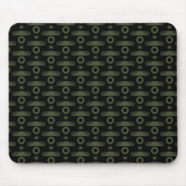 Alfombrilla De Ratón Ultramodern Abstract Mousepad, Olive Green (Frente)