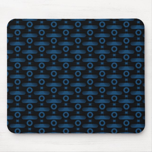 Alfombrilla De Ratón Ultramodern Abstract Mousepad, Royal Blue (Frente)
