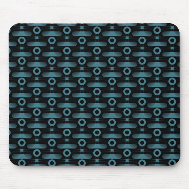 Alfombrilla De Ratón Ultramodern Abstract Mousepad, Turquesa (Frente)