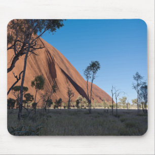 Alfombrilla De Ratón uluru y llanura desértica