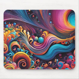 Alfombrilla De Ratón Un abstrait coloré