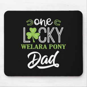 Alfombrilla De Ratón Un afortunado Welara Pony Horse Dad Irish Horsebac