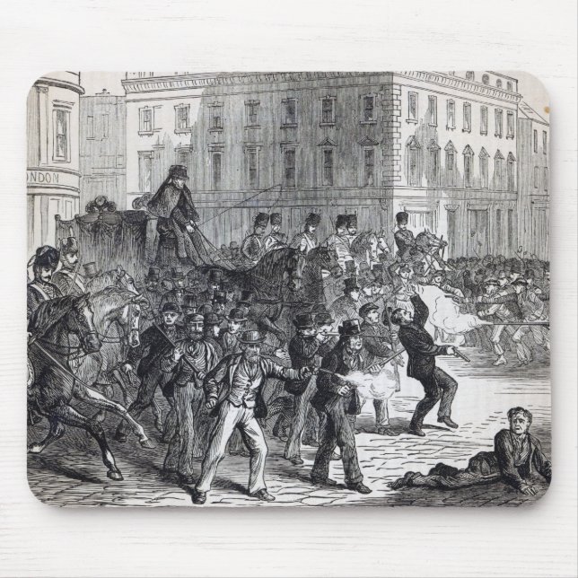 Alfombrilla De Ratón Un alboroto de Belfast (Frente)