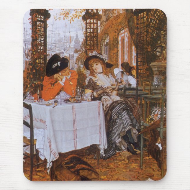 Alfombrilla De Ratón Un almuerzo (Le Dejeuner) de James Tissot (Frente)
