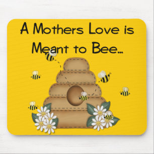 Alfombrilla De Ratón Un amor de madre se significa a la abeja Mousepad