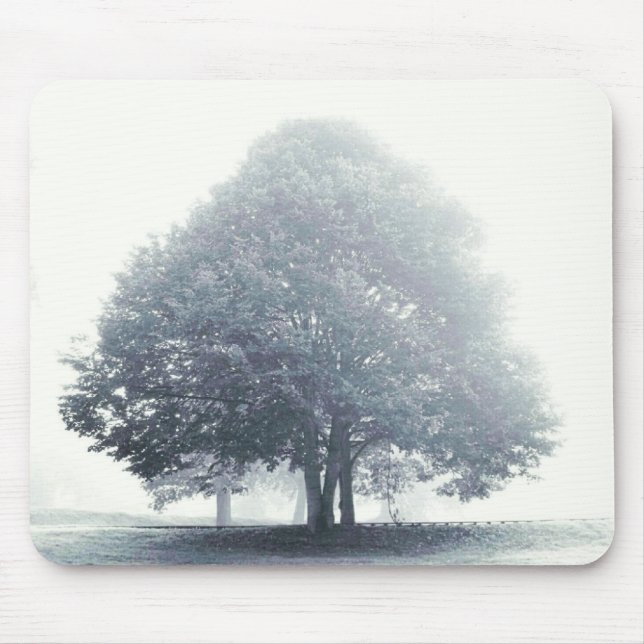 Alfombrilla De Ratón Un árbol en la niebla (Frente)