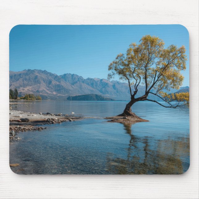 Alfombrilla De Ratón Un árbol en un lago (Frente)