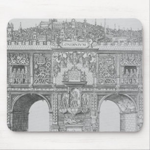 Alfombrilla De Ratón Un arco triunfal, grabado por Guillermo Kip, 1604