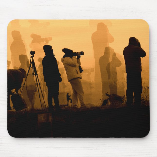 Alfombrilla De Ratón Un asombroso atardecer - Fotografiando a los ganes (Frente)