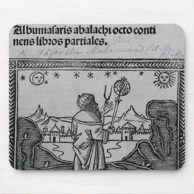 Alfombrilla De Ratón Un astrónomo stargazing (Frente)