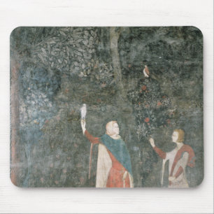 Alfombrilla De Ratón Un caballero Hawking, del cuarto del macho, 1343