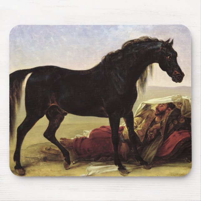 Alfombrilla De Ratón Un caballo árabe (Frente)
