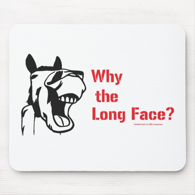 Alfombrilla De Ratón Un caballo camina en una barra… (Frente)