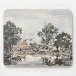 Alfombrilla De Ratón Un canal en La Haya, 1868