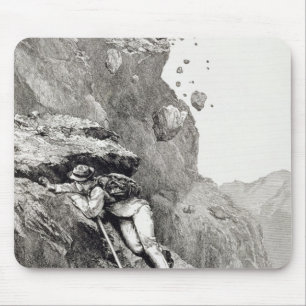 Alfombrilla De Ratón Un cañoneo en el Cervino, 1862, 'del Asc