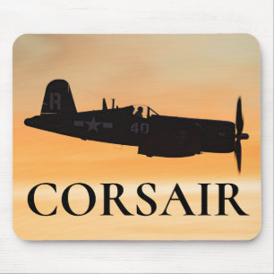 Alfombrilla De Ratón Un caza Vought F4U Corsair