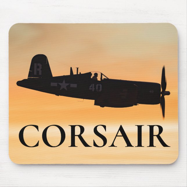 Alfombrilla De Ratón Un caza Vought F4U Corsair (Frente)