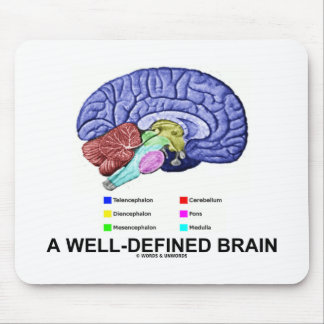 Alfombrilla De Ratón Un cerebro bien definido (humor anatómico del