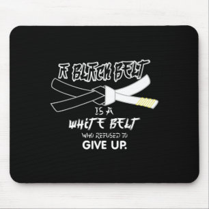 Alfombrilla De Ratón Un Cinturón Negro Es Un Arte Marcial Del Cinturón 