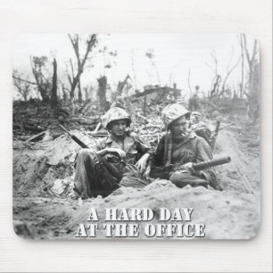 Alfombrilla De Ratón Un cojín de ratón del día duro