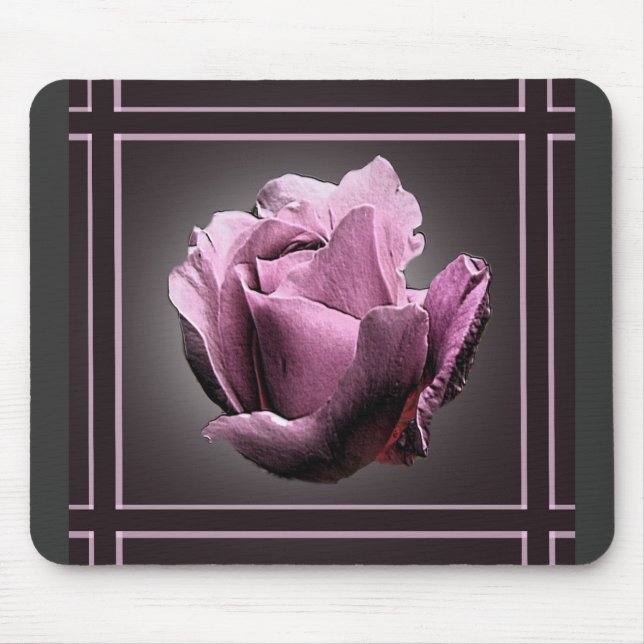Alfombrilla De Ratón un color de rosa para usted (Frente)