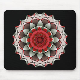 Alfombrilla De Ratón Un color de rosa sin la mandala Mousepad de las
