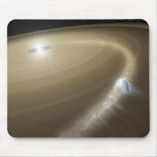 Alfombrilla De Ratón Un cometa que es rasgado a los fragmentos