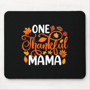 Alfombrilla De Ratón Un día de acción de gracias a mamá Funny otoño