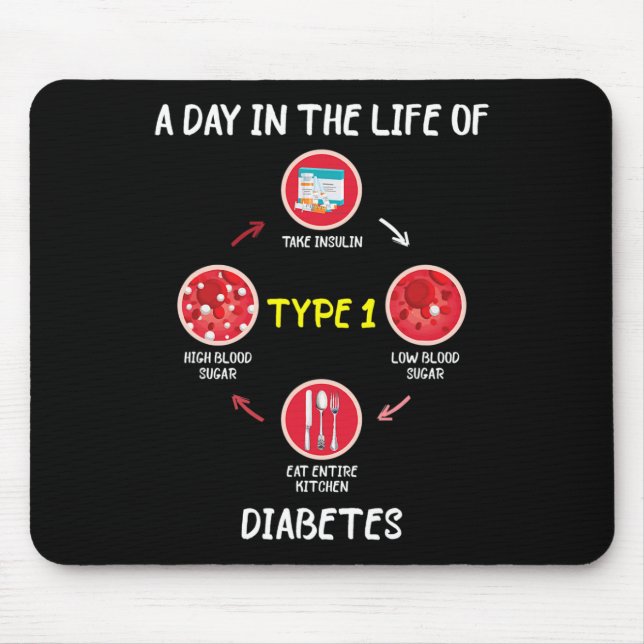 Alfombrilla De Ratón Un Día En La Vida De La Dia De Concienciación Sobr (Frente)