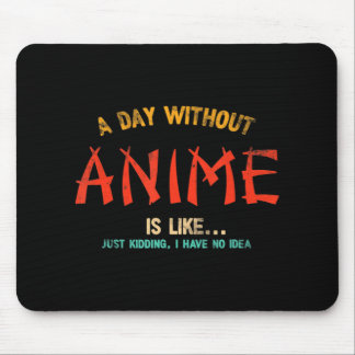 Alfombrilla De Ratón Un Día Sin Regalos Japoneses De Anime Merch Para C