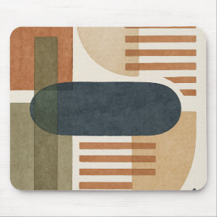 Alfombrilla De Ratón Un diseño abstracto moderno con geo superpuesto
