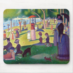 Alfombrilla De Ratón Un domingo por la tarde en el La grande Jatte por
