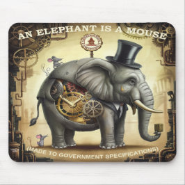 Alfombrilla De Ratón Un elefante es un