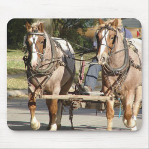 Alfombrilla De Ratón Un equipo hecho juego de caballos