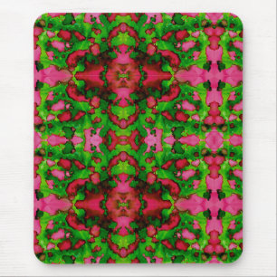Alfombrilla De Ratón Un estudio en rosa y verde