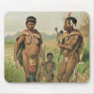 Alfombrilla De Ratón Un frontispiece de la familia de Bosjesman