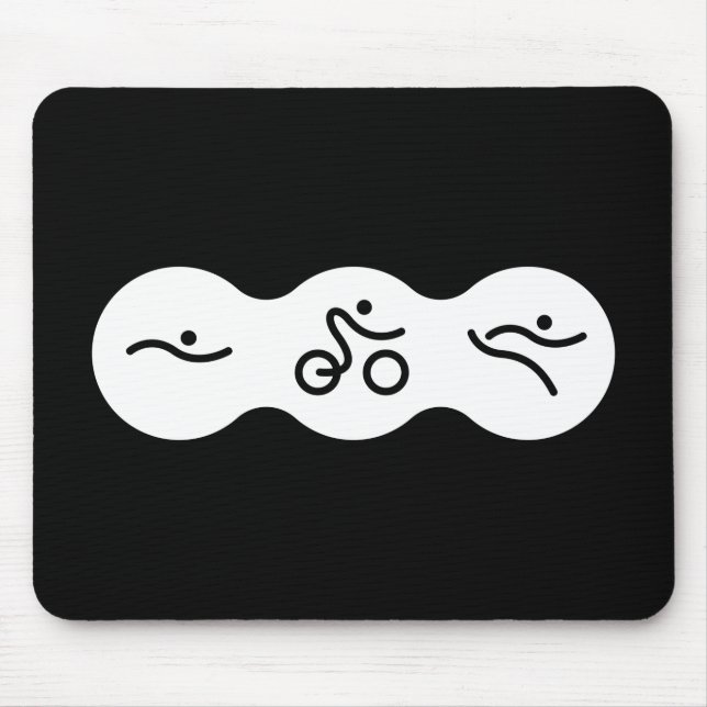 Alfombrilla De Ratón Un gran regalo de Triatlón para tu amigo o familia (Frente)