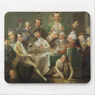 Alfombrilla De Ratón Un grupo de la caricatura, c.1776 (aceite en lona)