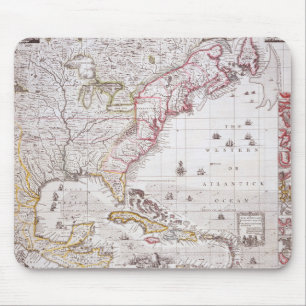 Alfombrilla De Ratón Un mapa del Imperio británico en América