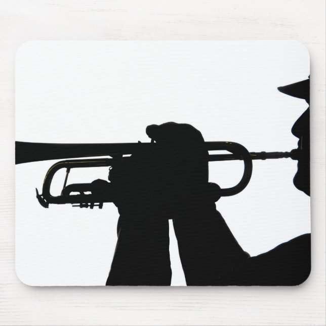 Alfombrilla De Ratón Un miembro de servicio reproduce una melodía (Frente)