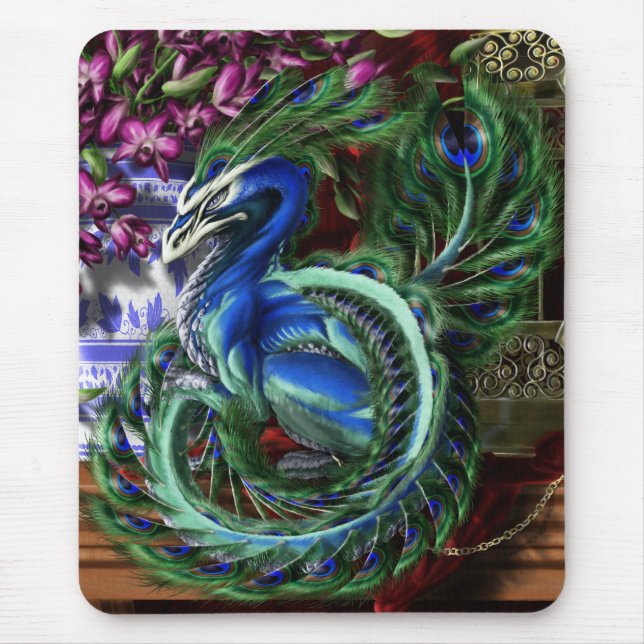 Alfombrilla De Ratón Un Mousepad enjaulado dorado (Frente)