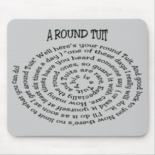 Alfombrilla De Ratón Un Mousepad Gray Gray Redondo