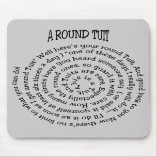 Alfombrilla De Ratón Un Mousepad Gray Gray Redondo