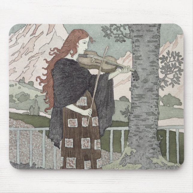 Alfombrilla De Ratón Un músico (Frente)