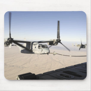 Alfombrilla De Ratón Un MV-22 Osprey reaprovisiona el midflight de