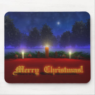 Alfombrilla De Ratón Un navidad más brillante Mousepad de las visiones