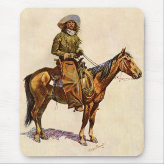 Alfombrilla De Ratón Un niño de Arizona por Remington, Vintage Western
